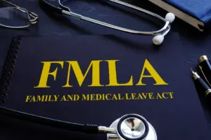 A close up of the FMLA act.