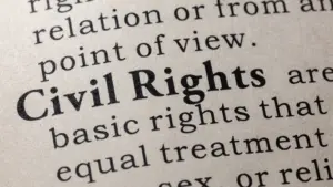 A close up definition of the Civil Rights Act.
