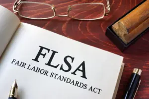 A book titled the "The Fair Labor Standards Act"