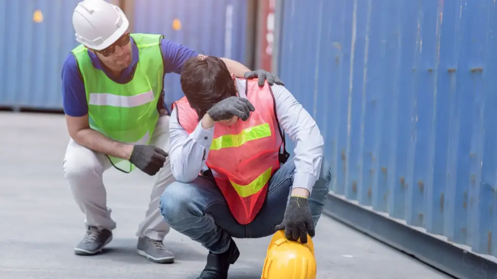 A warehouse worker breaking down at work due to a loss of family. 