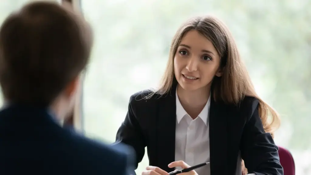 A Human Resources employee investigating about sexual harassment.